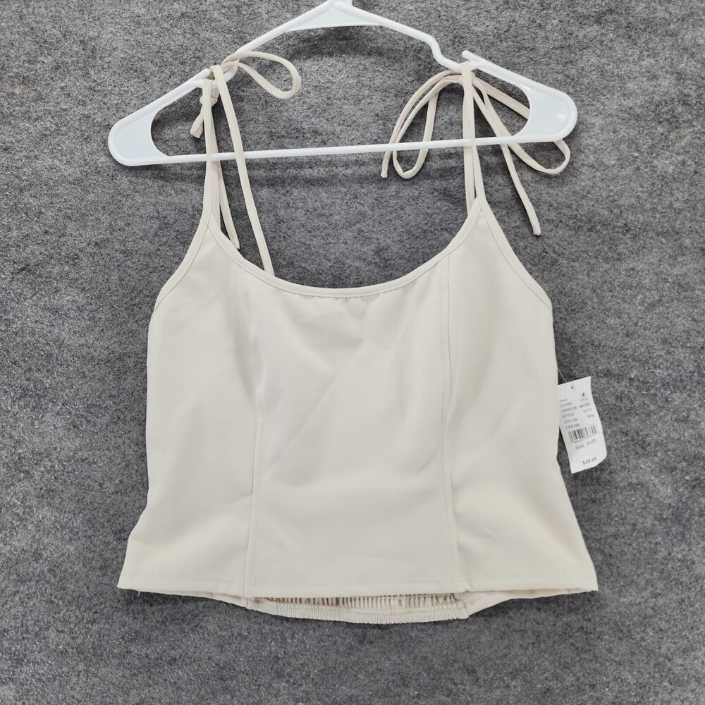Kendall & Kylie Cami Womens Small Sleeveless Cream PacSun